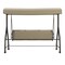 Flash Furniture Tan 3-Seater Convertible Canopy Patio Swing/Bed TLH-007-TAN-GG - alternate 4